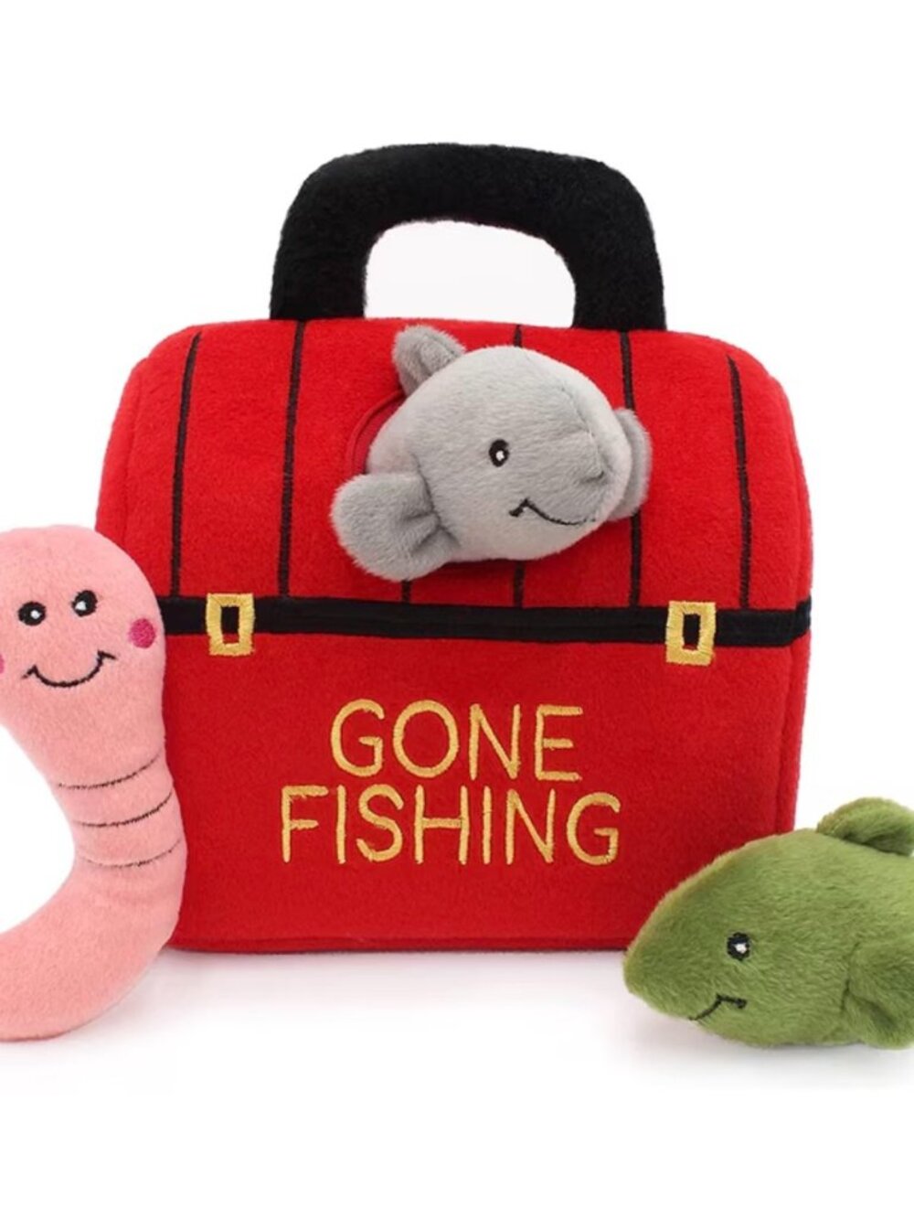 Burrow - Interactive Dog Toys for Boredom - Hide & Seek, Squeaky Plush Puzzle